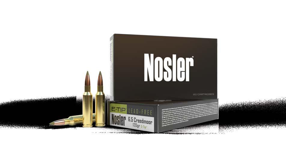 trophy Grade ammunition NEW 2018 OFFERINGS ammunition Manufactured to Nosler s strict quality standards, Trophy Grade ammunition uses Nosler Brass and Nosler bullets to attain optimum performance, no