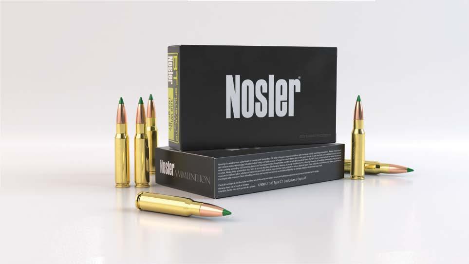 Nosler Ballistic Tip ammunition is loaded up front with the accurate and reliable, Nosler Ballistic Tip Bullet.