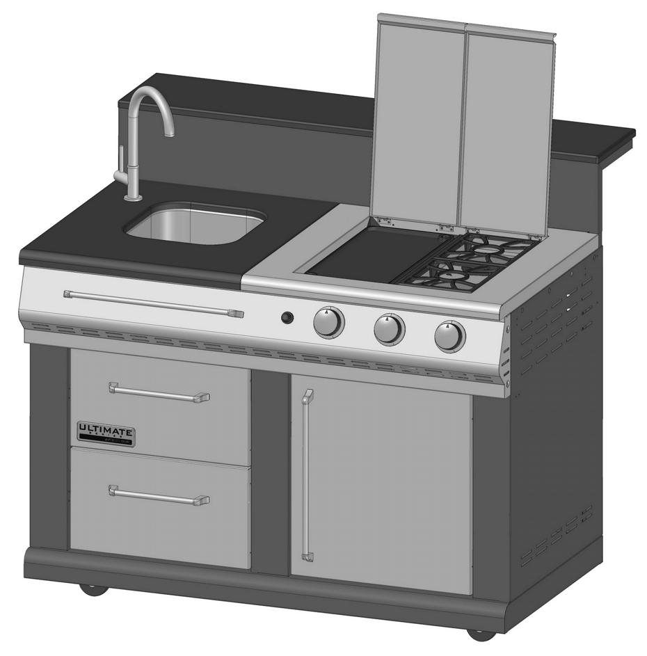 Grill Features 1 2 8 3 9 4 5 6 7 10 11 12 1. Bar Counter 2. Faucet 3. Sink 4. Granite Work Surface 5. Towel Bar 6. Push Button Igniter 7.
