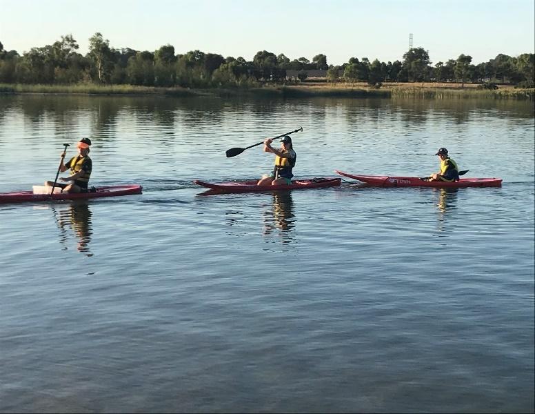 SUP towing - Team practice rescuing a Third Party Whilst
