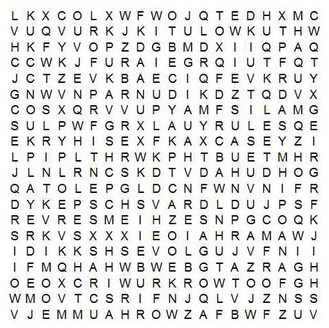 Name: Date: Physical Education 20 Word Search Find these words in the above puzzle. Circle the words.
