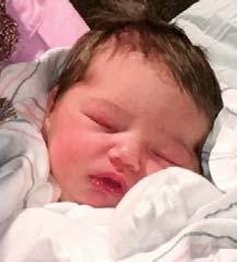 October 22, 2016 was the big date for the arrival of this cutie-pie, daughter of her son Gene and wife,