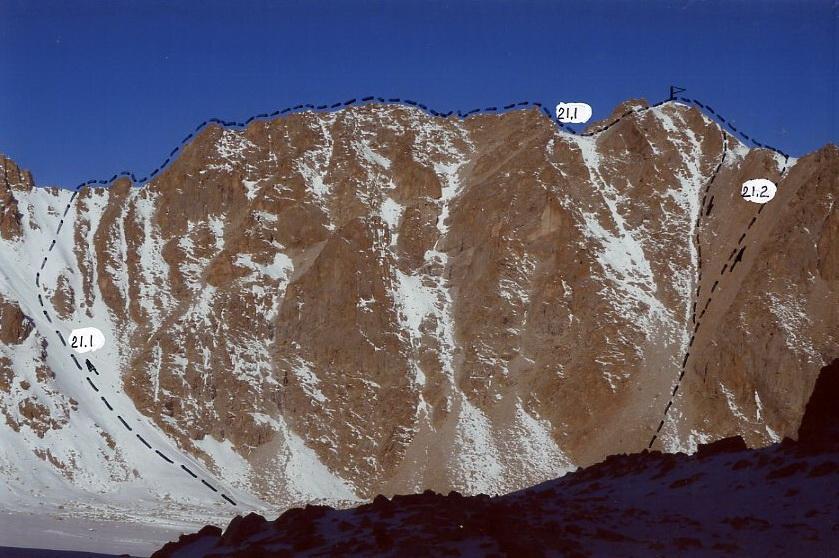Ratsek Peak from northeast.