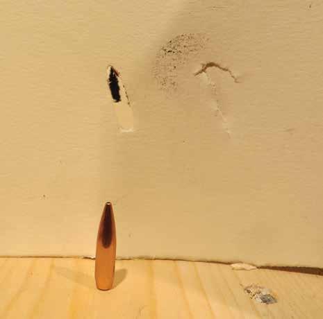 If the bullet strikes a baffle and makes it out of the suppressor, the remaining flight path is very unpredictable.