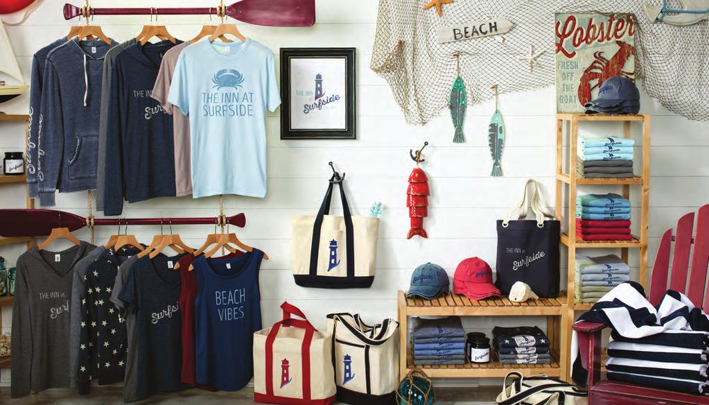 RESORTS Every year, millions of Americans escape to vacation retreats where they search for the perfect tee or accessory that will help make the memories last.