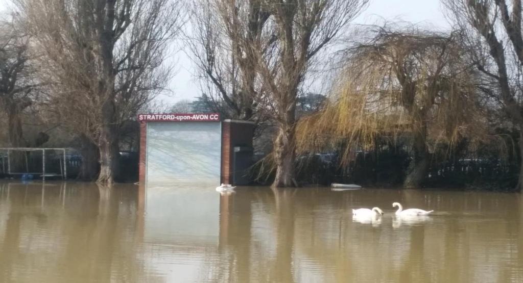 Stratford upon Avon CC, Get the Game On This flood in March was horribly cruel coming just a month before the start of the season and decimating machinery, the nets and of course the square and