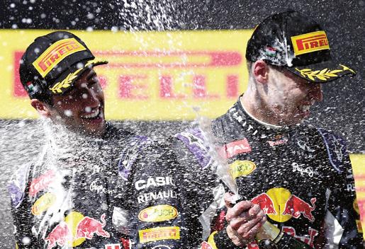 DR secured 3rd place DK finished 2nd Placing both Red Bull Racing drivers together on the podium for the first time 3.