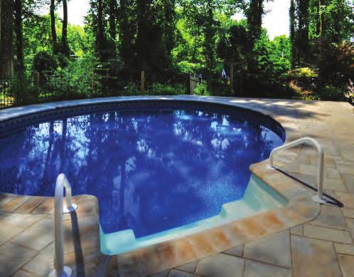 Add a beautiful thermoplastic step for the complete inground pool experience.