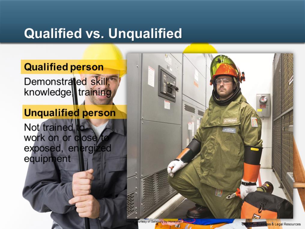 This presentation is designed for unqualified workers who work around, but not directly on, exposed, energized electrical equipment and parts.