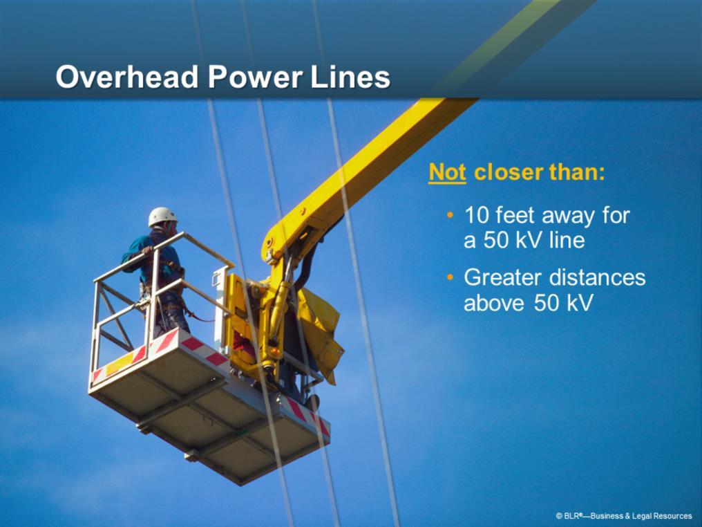 There are instances where unqualified workers might be working near energized overhead power lines.