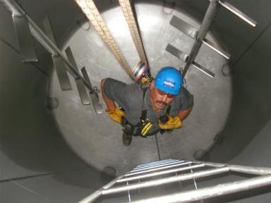 Confined spaces are dangerous because: They may contain hazards in the air Can trap you inside