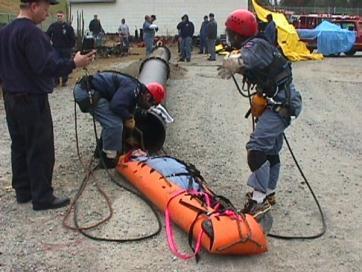 3. Entry by Trained employees from the company some companies have trained personnel within the company to conduct rescues.