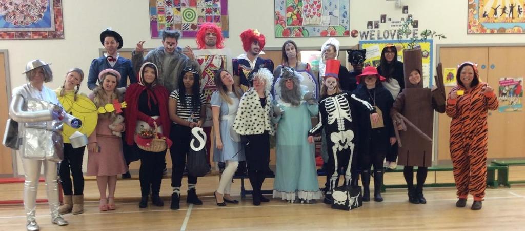 World Book Day! by Nicola, Opal What the teachers dressed up as for world book day.
