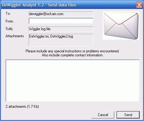 Analyst Sending Files for Analysis When you have enough tests for an analysis, press the Email Tests button.