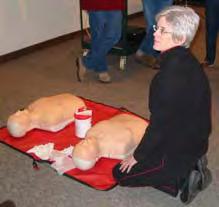 These courses are given annually in early March at a nominal cost for all members who wish to be certified in First Aid