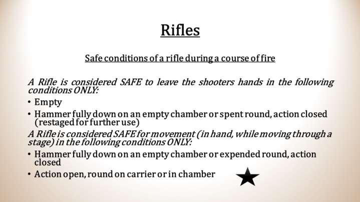 a Rifle is considered