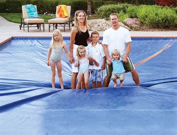 A backyard swimming pool is the ultimate source of family fun!