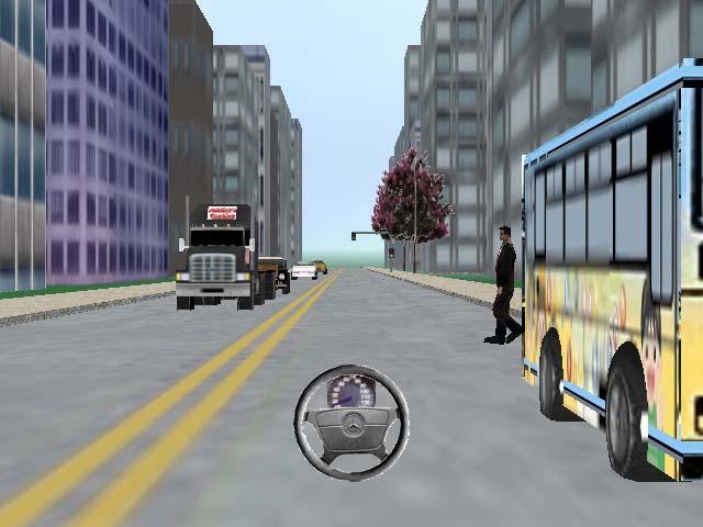 Figure 7: Bus stop scenario Figure 8: Bus stop screenshot Testing Methodology The test subjects were comprised of ten Northeastern Engineering students, six males and four females, all with a minimum