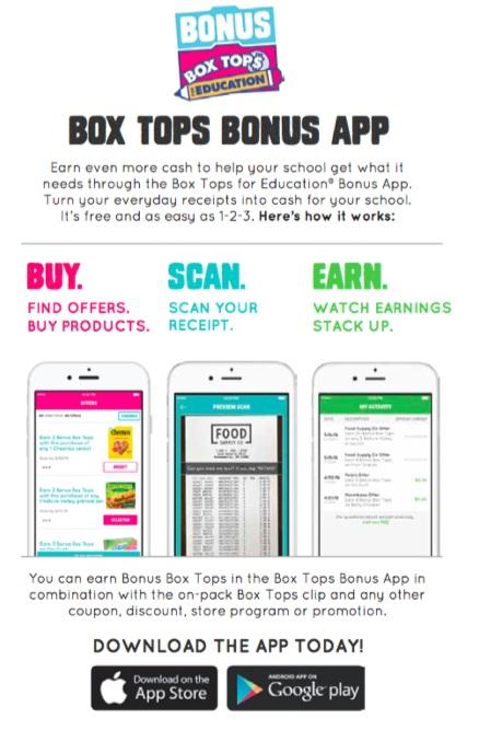 Download the Boxtops App and earn funds for Coleman. It's simple. Follow the directions and choose Coleman Middle School as your home school.