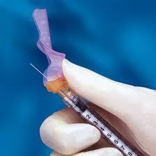 Handling Do not leave the needles exposed tip If necessary, use the one-handed method to recap the needle Replace glass tubes with plastic tubes After administration of the infectious material, use