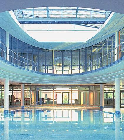 Dirk Haubensak, Managing Director aquatik Schwimmbad-Komplettlösungen GmbH, Berlin The water leisure centre Wasserstadt Spandau is a special kind of wellbeing area: it offers swimming pools, sauna,