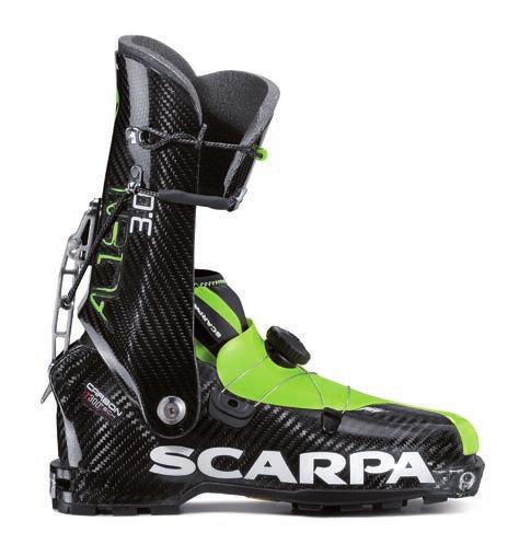 AIEN 3.0 APINE TOURING RACE Alien 3.0 is SCARPA's race machine, dedicated to all ski mountaineers that transpose into the competitions their natural instinct.