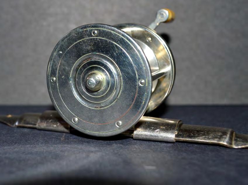 Stewart III, in their 1992 book Fishing Reel Makers of Kentucky. For B.F. Meek, Louisville, KY stamped reels it is known that: a No. 4 size reel, serial number 85 was made in 1883; a No.
