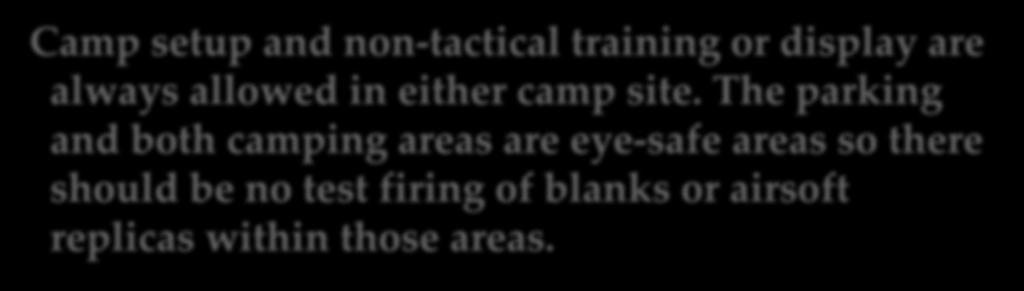 non-tactical training or
