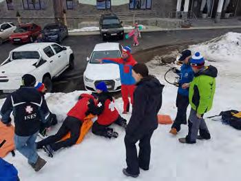 * USA National Ski Patrol Canadian Ski Patrol Southern Russia Rescue Gorky Gorod ski area British Association