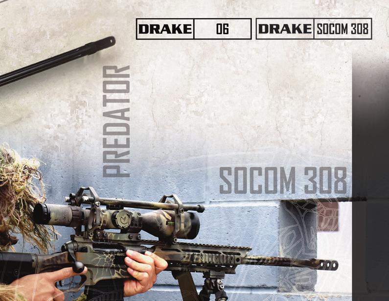 The DRAKE 06 PREDATOR is an absolute SUB MOA performer built to Drake s Specifications and chambered for a Drake/Hornady developed Match round.