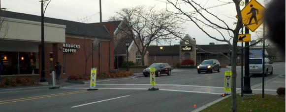 R1-6 Gateway Treatment at Crosswalks Very low-cost and