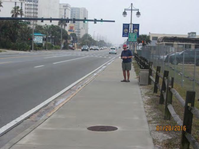 Issue #14: Bus Stops Location: Mid-Block between Botefuhr Avenue and Silver Beach Avenue Figure 34 Figure 35 Description of Issue: During the review, the study team noticed the following issues with