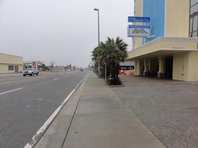 Landscaping was obstructing the Votran sign between Botefuhr Avenue and Flamingo Avenue on the east side of the roadway (Figure 35).