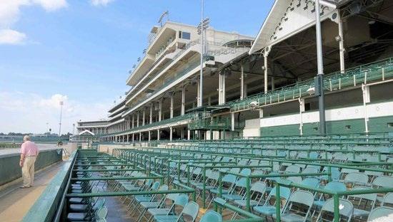 Grandstand Box seats are conveniently located to wagering facilities, restrooms, concessions and bar service.