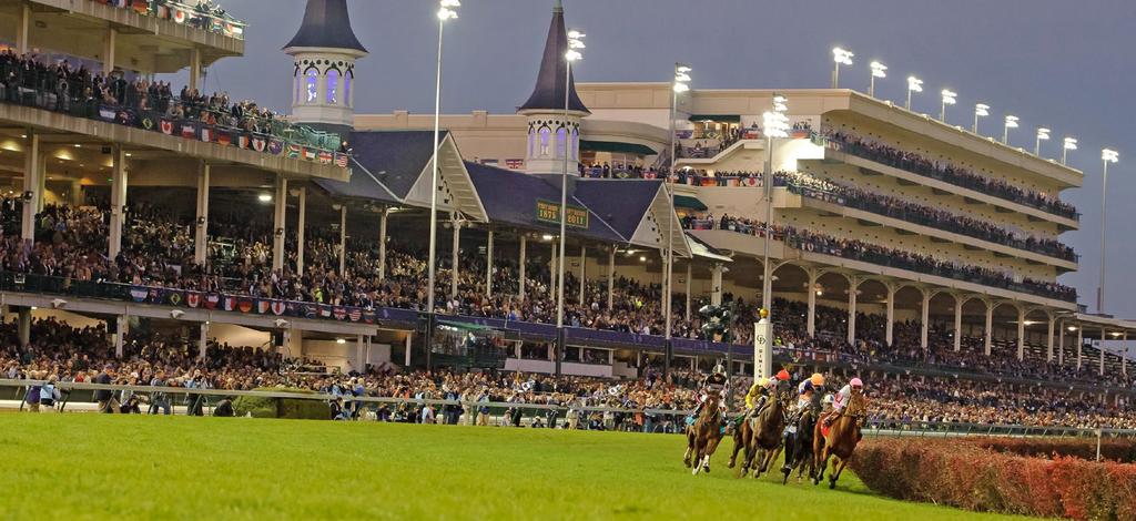 2 2018 BREEDERS CUP WORLD CHAMPIONSHIPS ABOUT CHURCHILL DOWNS RACETRACK Known as the home of the Kentucky Derby and the Kentucky Oaks, Churchill Downs Racetrack conducts Thoroughbred horse racing in