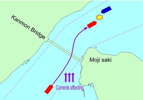 required to bear in mind that, regardless of the direction of the tidal stream, they may take a sheer toward the side of Shimonoseki.