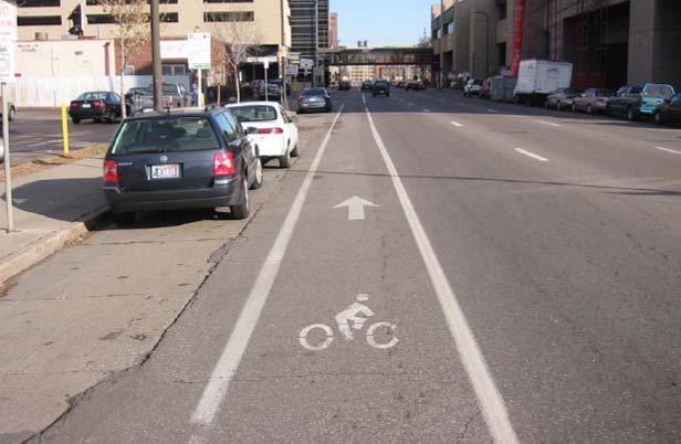 Peer city scan: left-side bike lanes