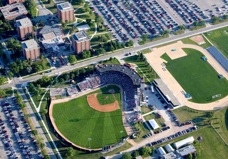 Newman Outdoor Field Fargo, ND Seating for over 4,500 3,200 reserved seats 12 luxury boxes 2 locker rooms Umpires