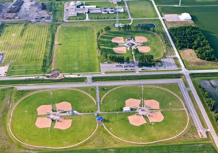 Centennial Athletic Complex Moorhead, MN 8 softball fields 4 baseball fields 6 football fields Lights on softball/baseball PA system Concessions Restrooms FUN FACT!