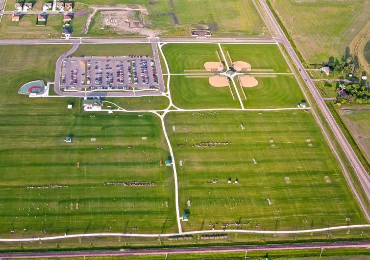 Southside Regional Park Moorhead, MN 12 multi-purpose fields 4 youth baseball fields 1 Miracle Field (adaptive)