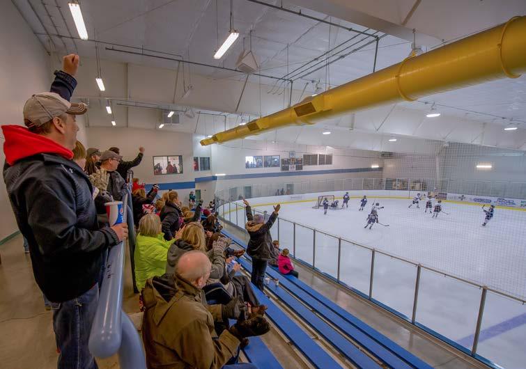 Southwest Youth Hockey Arena Fargo, ND 2 indoor ice rinks Seating for 500 in each rink 8 locker