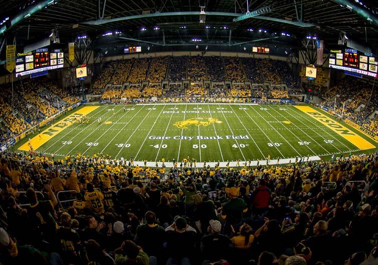 FARGODOME Fargo, ND 7 Multi-purpose venue Arena floor: 80,000 sq ft Ceiling height: 117 4,100 car surface parking lot Variable seating configurations