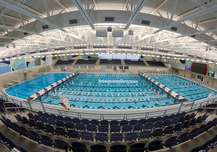 Hulbert Aquatic Center West Fargo, ND Home of the 2016 Olympic Trials Myrtha Pool 10 lanes 2 moveable bulkheads Two 3 meter
