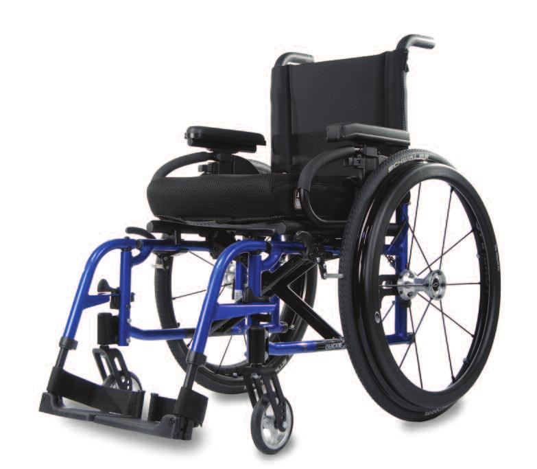 QUICKIE 2 Modularity Multiple front frames and seat rails Independent cross brace and rear frame Allows for changes in user's condition, function, growth, and/or environment Option Mix Multiple