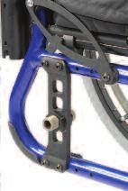 Options include the most frequently used armrests, wheels, tires, and seat widths and depths New Swing-in/Swing-out Hangers with simple footrest adjustments and intuitive release levers New Low