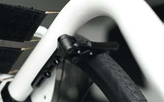 oval shaped back tube with ergonomic hand grip.