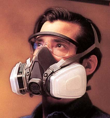 Negative Pressure Air Purifying Respirator By inhaling, a negative pressure is created in the respirator.