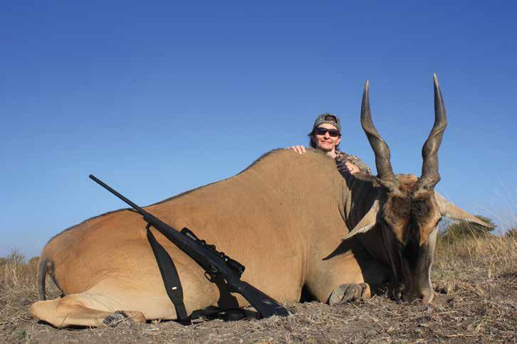 Brian & Charlotte Drake - Ohio Charlotte with her exceptional Eland Brian - Waterbuck Brian and Charlotte Drake