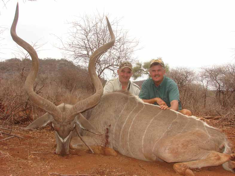 Emiliano Gonzalz Figueroa - Argentina Fantastic 60 inch Kudu, well done Emiliano Emiliano put together a group from Argentina, much appreciated and great fun having Floro, Cristian, Emiliano from