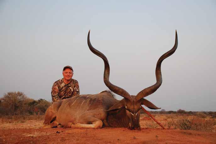 Walt Morrow & Russ Daniel - Ohio Russ with his 54 inch Kudu Walt - Gemsbuck